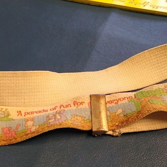 Vintage Strawberry Shortcake Child's Elastic Belt w/ Magnetic Clasp Cottagecore - Picture 7 of 9